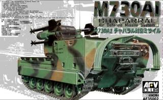 Plastikowy model amerykańskiego systemu obrony przeciwlotniczej M730A1 Chaparral do sklejania w skali 1:35 z firmy AFV Club nr AF35002