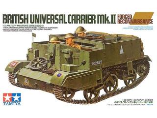 Plastikowy model brytyjskiego transportera Universal Carrier Mk.II do sklejania w skali 1:35 z firmy Tamiya nr 35249