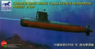 Plastikowy model chińskiego okrętu podwodnego Typ 039G Sung do sklejania w skali 1:350 z firmy Bronco Models nr NB5012