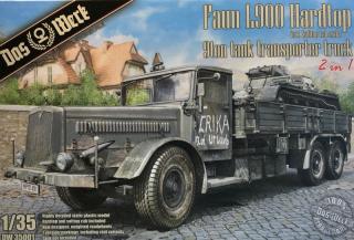 Plastikowy model ciężarówki Faun L900 Hardtop do sklejania 1:35 Das Werk nr DW35001