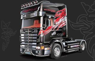 Plastikowy model ciężarówki Scania 164L Topclass do sklejania w skali 1:24 z firmy Italeri nr 3922