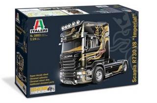 Plastikowy model ciężarówki Scania R730 Imperial do sklejania w skali 1:24 z firmy Italeri nr 3883