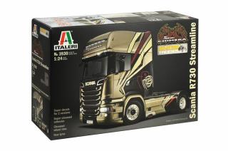 Plastikowy model ciężarówki Scania R730 Streamline Team Chimera do sklejania w skali 1:24 z firmy Italeri nr 3930