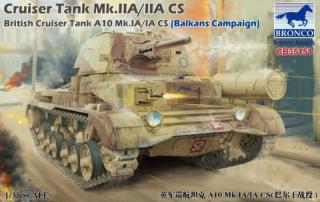 Plastikowy model Cruiser Tank Mk.IIA/IIA CS Brisith Cruiser Tank A10 Mk.IA/IA CS Bronco CB35151 1:35