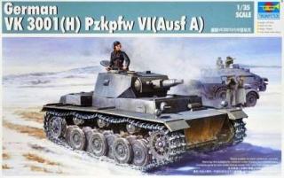 Plastikowy model czołgu do sklejania VK3001 skala 1:35 Trumpeter 01515