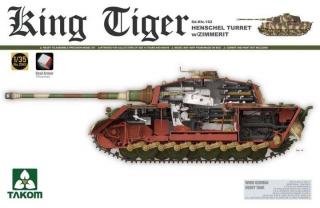 Plastikowy model czołgu King Tiger do sklejania Takom 2045