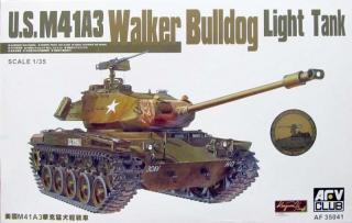 Plastikowy model czołgu M41A3 Walker Bulldog do sklejania w skali 1:35 z firmy AFV Club nr 35041