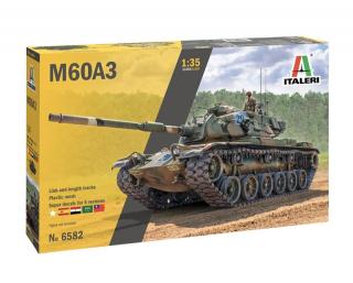 Plastikowy model czołgu M60A3 do sklejania w skali 1:35 z firmy Italeri nr 6582