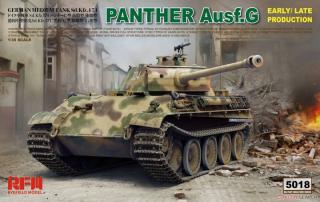 Plastikowy model czołgu Panther G 1:35 RFM 5018