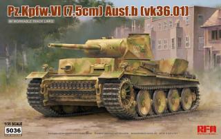 Plastikowy model czołgu Pz.Kpfw. VI B Vk36.01 1:35 RFM 5036