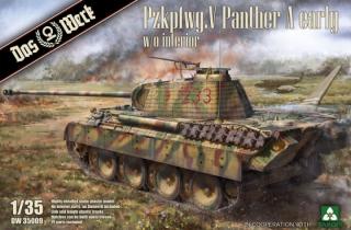 Plastikowy model czołgu PZV Panther A do sklejania 1:35 Das Werk DW35009