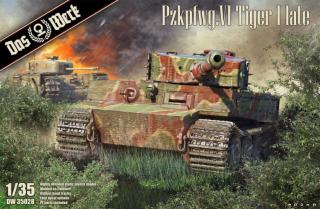 Plastikowy model czołgu PZVI Tiger I 1:35 Das Werk DW35028