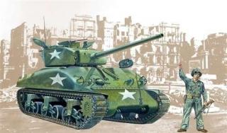 Plastikowy model czołgu Sherman M4A1 do sklejania Italeri 0225