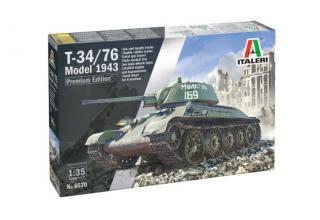Plastikowy model czołgu T-34/76 1943 1:35 Italeri 6570 edycja premium