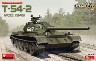 Plastikowy model czołgu T-54-2 do sklejania MiniArt 37004 skala 1:35