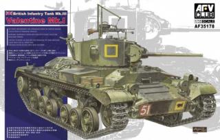 Plastikowy model czołgu Valentine Mk.I do sklejania 1:35 AFV 35178