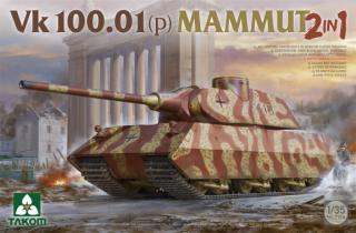 Plastikowy model czołgu Vk 100.01(p) Mammut 1:35 Takom 2156