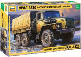 Plastikowy model do sklejania ciężarówki Ural 4320 Zvezda 3654