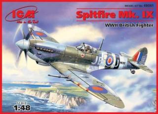 Plastikowy model do sklejania myśliwca Spitfire Mk. IX ICM 48061 1:48