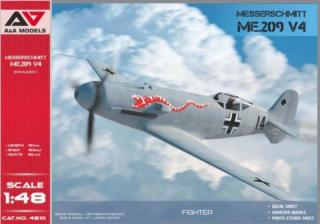 Plastikowy model do sklejania samolotu Messerschmitt Me.209 V4 - AA Models nr 4810