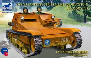 Plastikowy model do sklejania tankietki CV3/35 - model Bronco CB35007