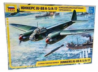 Plastikowy model Junkers Ju-88 A-5/A-17 1:72 Zvezda 7284