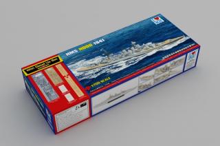 Plastikowy model krążownika HMS Hood 1941 z zestawem dodatków, I Love Kit 65703 skala 1:700