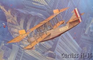 Plastikowy model łodzi latającej Curtiss H-16 1:72 Roden 049