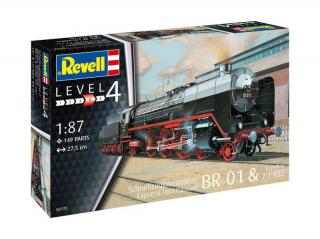 Plastikowy model lokomotywy BR 01 do sklejania w skali 1:87 z firmy Revell nr 02172