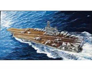 Plastikowy model lotniskowca USS Roosevelt do sklejania 1:700 Trumpeter 05754