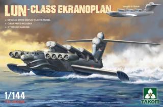 Plastikowy model LUN-Class Ekranoplan do sklejania 1:144 Takom 3002