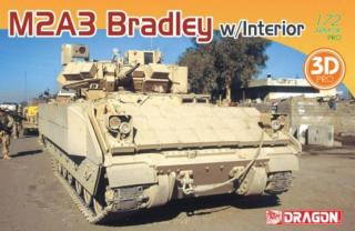 Plastikowy model M2A3 Bradley z wnętrzem 1:72 Dragon 7610