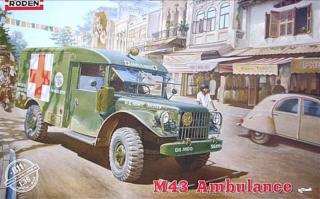 Plastikowy model M43 ambulans wojskowy do sklejania w skali 1:35 Roden nr 811