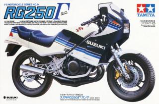 Plastikowy model motocykla Suzuki RG250 Gamma do sklejania w skali 1:12 z firmy Tamiya nr 14024