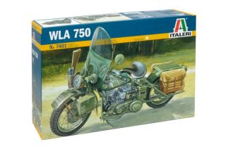 Plastikowy model motocykla WLA 750 do sklejania 1:9 Italeri 7401