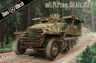 Plastikowy model Mtl. Pi. Pzwg. Sd.Kfz. 251/7 Ausf. D 1:35 Das Werk DW35030