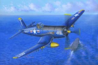 Plastikowy model myśliwca Vought F4U-5 Corsair do sklejania w skali 1:48 z firmy Hobby Boss nr 80389