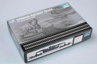 Plastikowy model niemieckich torów kolejowych Trumpeter 00213 1:35