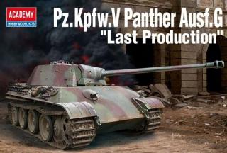 Plastikowy model niemieckiego czołgu, model Pz.Kpfw.V Panther Ausf.G ostatnia produkcja do sklejania w skali 1:35, model Academy 13523, modele czołgów panzer v, model panther g, panzerkampfwagen iv