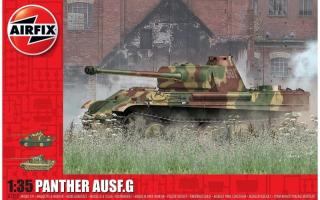 Plastikowy model niemieckiego czołgu Panther Ausf.G do sklejania w skali 1:35 z firmy Airfix nr A1352