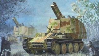 Plastikowy model niemieckiego działa samobieżnego Sd.Kfz.138/1 Geschutzwagen 38 M do sklejania w skali 1:35 z firmy Dragon nr katalogowy 6429.