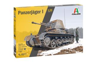 Plastikowy model niszczyciela czołgów Panzerjager I do sklejania w skali 1:35 z firmy Italeri nr 6577