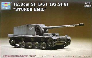 Plastikowy model niszczyciela czołgów Panzerselbstfahrlafette V Trumpeter 07210