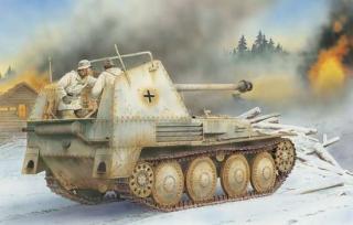Plastikowy model niszczyciela czołgów Sd.Kfz.138 Marder III ausf.M do sklejania w skali 1:35 z firmy Dragon nr 6464