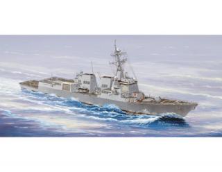 Plastikowy model niszczyciela rakietowego USS Momsen DDG-92 do sklejania Trumpeter 04527 skala 1:350