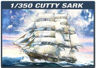 Plastikowy model okrętu Cutty Sark do sklejania - Academy 14110