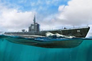 Plastikowy model okrętu podwodnego USS Gato SS-212 do sklejania 1:350 Hobby Boss 83523