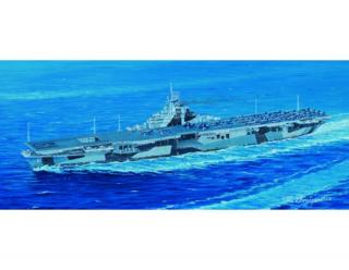 Plastikowy model okrętu USS Hancock CV-19 do sklejania Trumpeter nr 05737 skala 1:700