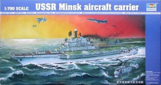 Plastikowy model okrętu USSR Minsk 1:700 Trumpeter 05703