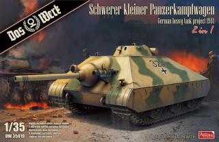 Plastikowy model Panzerkampfwagen projekt 1944 1:35 Das Werk DW35019